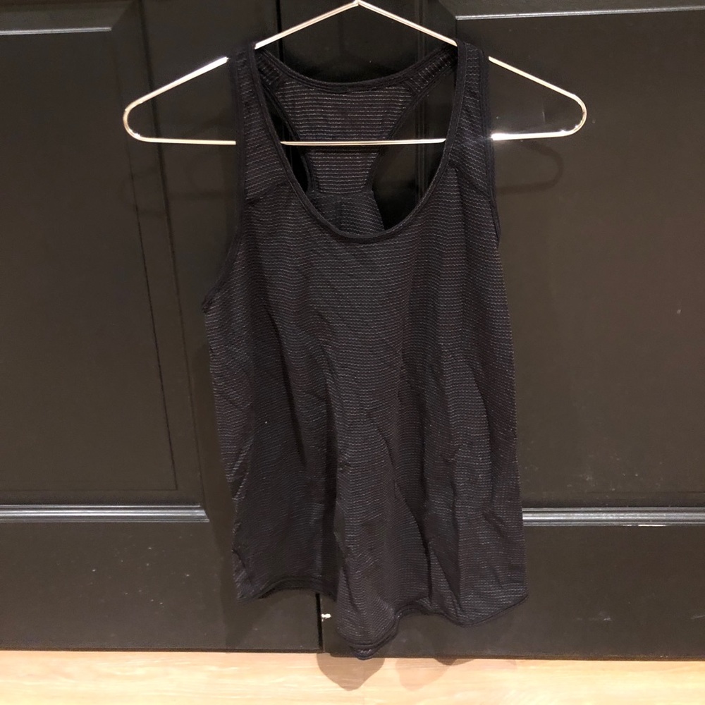 Black Striped Lululemon Tank Top
